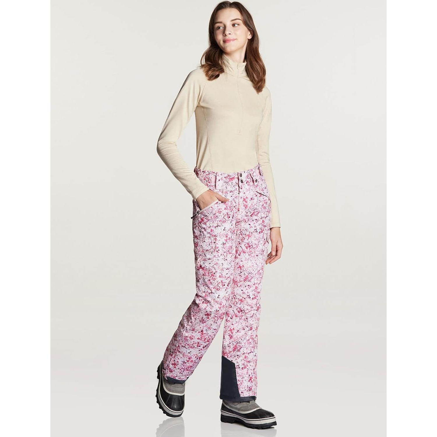 Pantalones de Nieve TSLA para Mujeres Aislados Impermeables