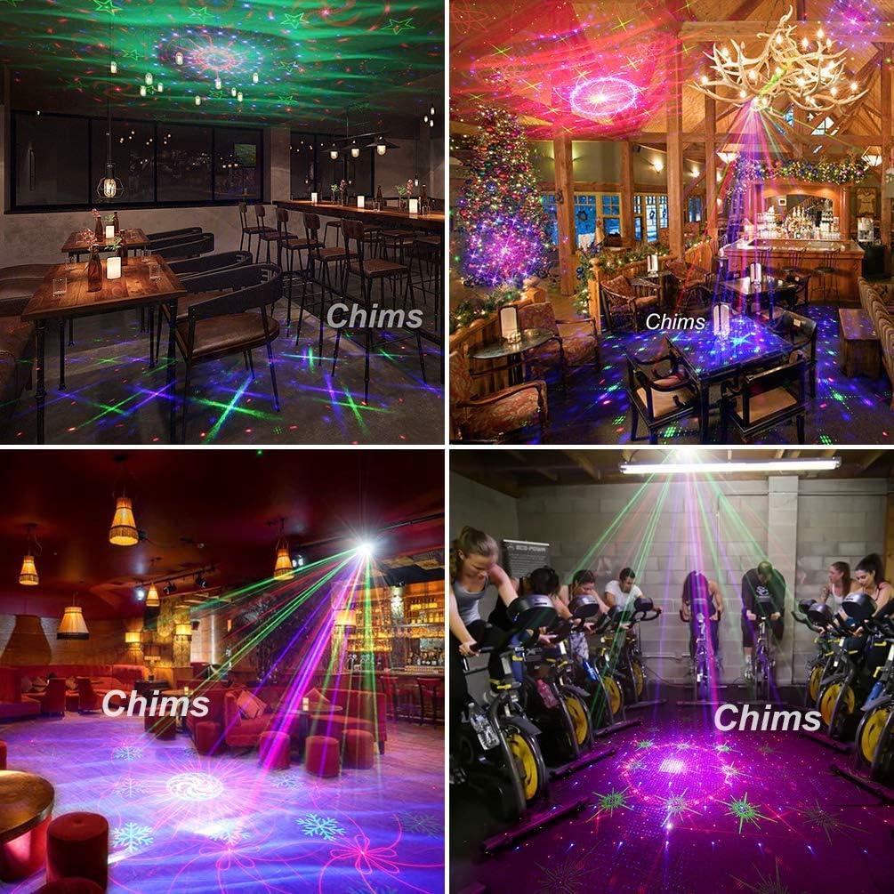 Luces de Fiesta LED Chims WL128RGRB RGB 128 Patrones Portátil