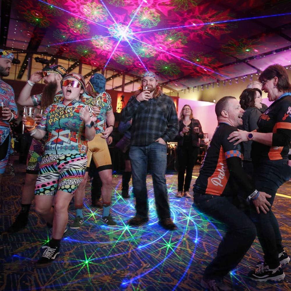 Luces de Fiesta LED Chims WL128RGRB RGB 128 Patrones Portátil