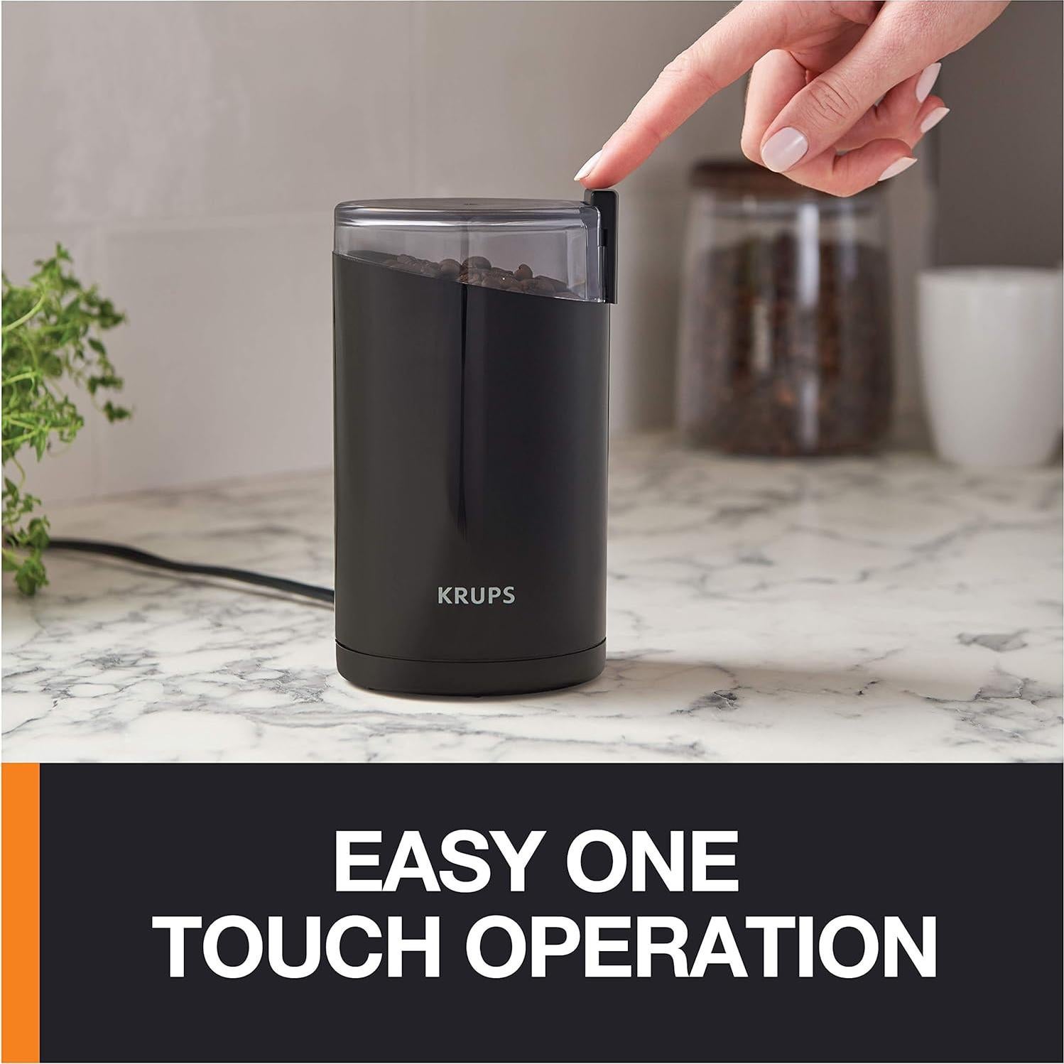 Molinillo de Café KRUPS F20342 Eléctrico 200W 85g Negro