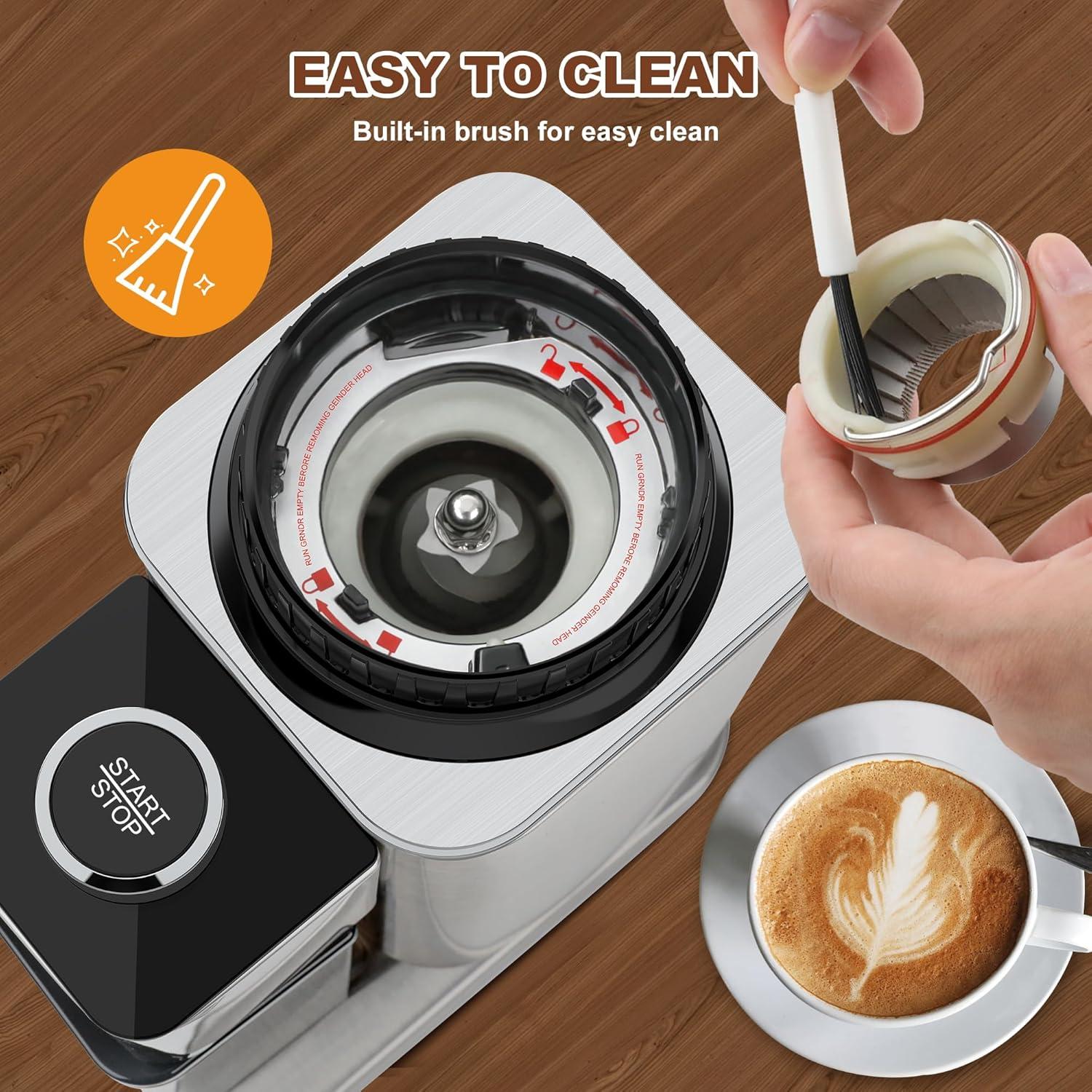 Molino de café eléctrico binROC con 48 configuraciones y temporizador