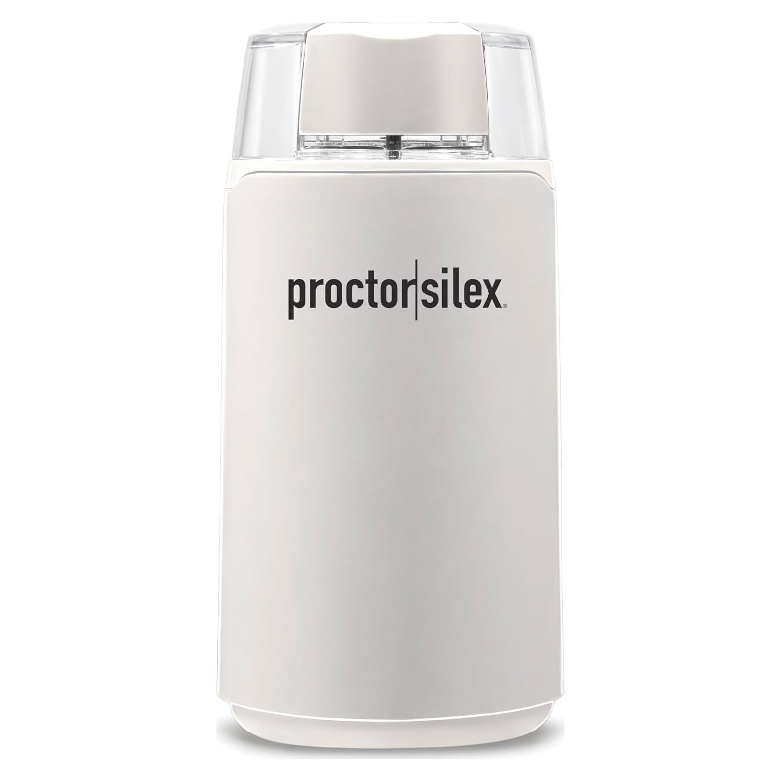 Molinillo de Café Eléctrico Proctor Silex 12 Tazas Blanco