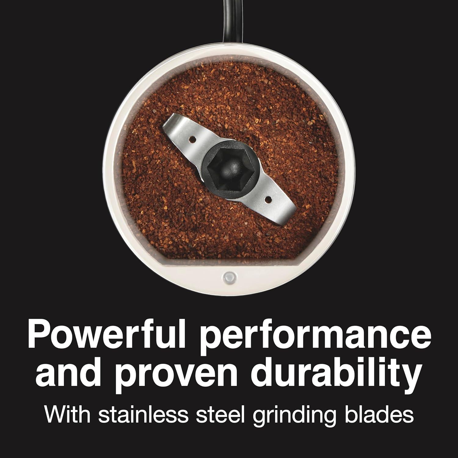 Molinillo de Café Eléctrico Proctor Silex 12 Tazas Blanco