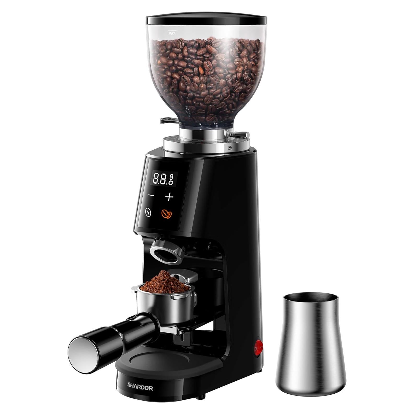 Molinillo de Café SHARDOR CG301 64mm Antiestático con Pantalla LED