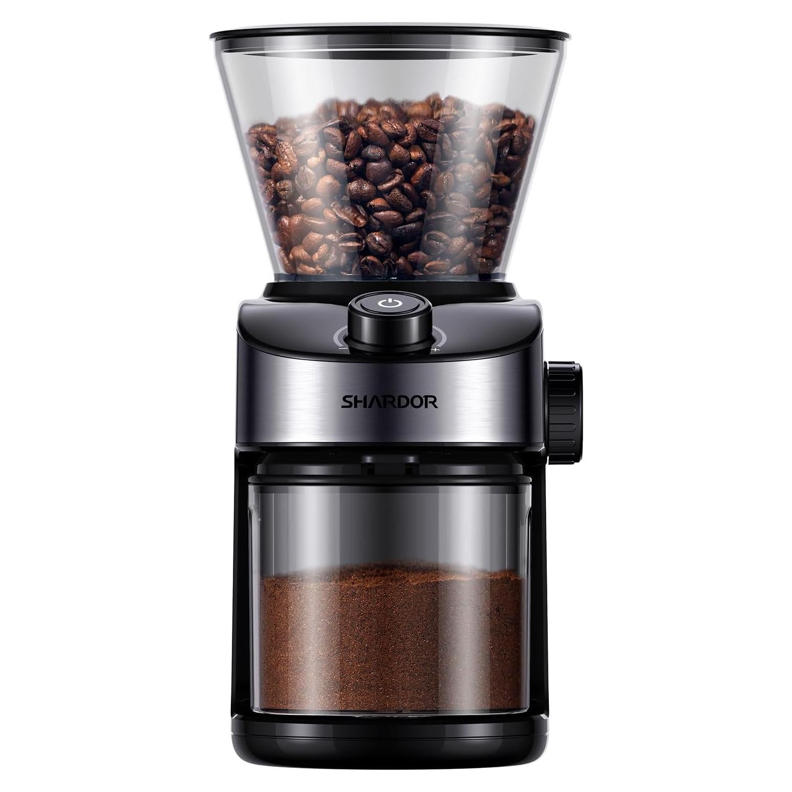 Molinillo de Café Eléctrico SHARDOR CG836B 190g 32 Configuraciones