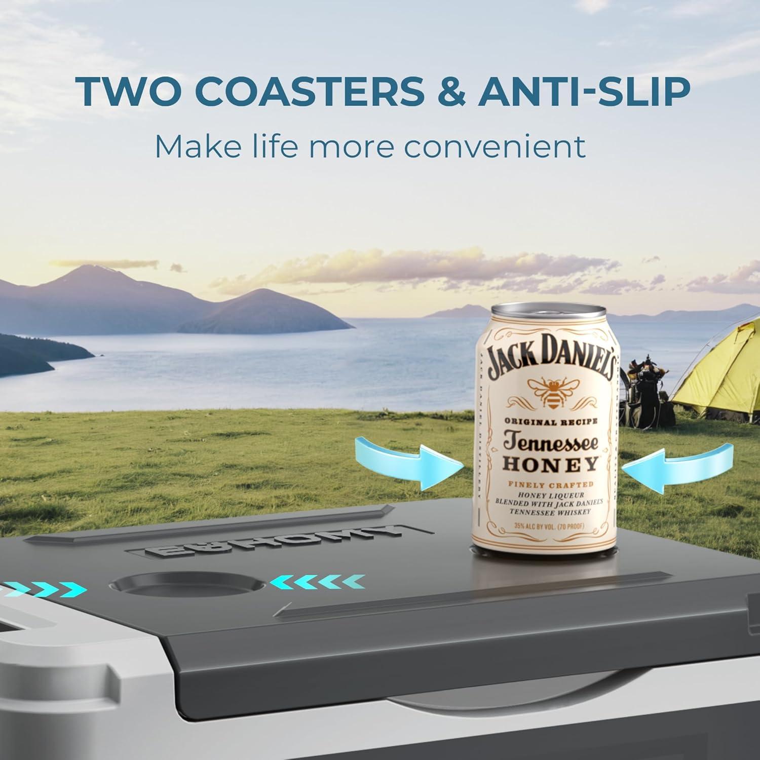 Refrigerador Portátil EUHOMY 12V 10L Control APP -20°C a 20°C