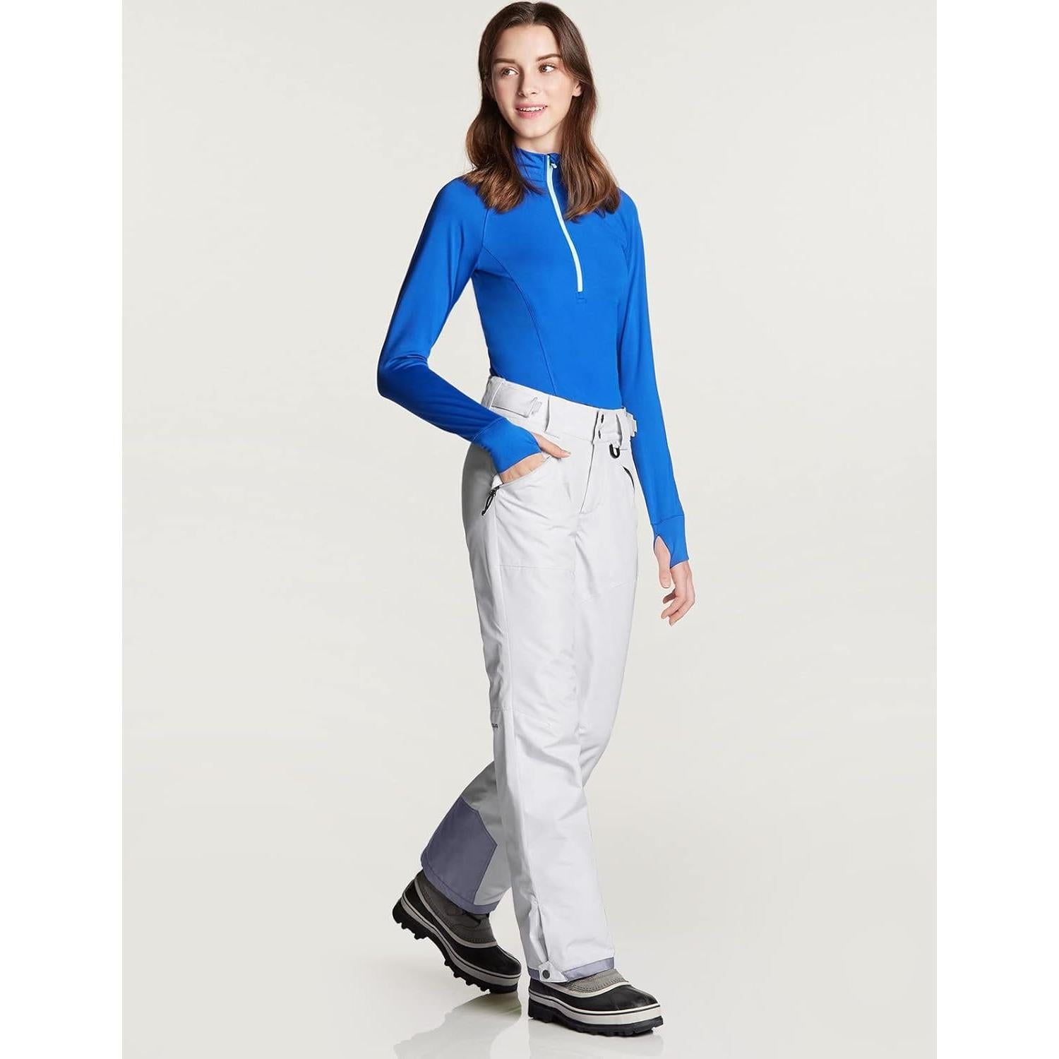 Pantalones de Nieve TSLA para Mujeres Aislados Impermeables