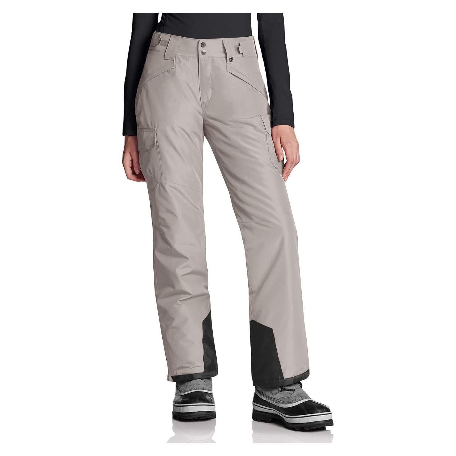 Pantalones de Nieve TSLA X-Large Beige Aislados Impermeables