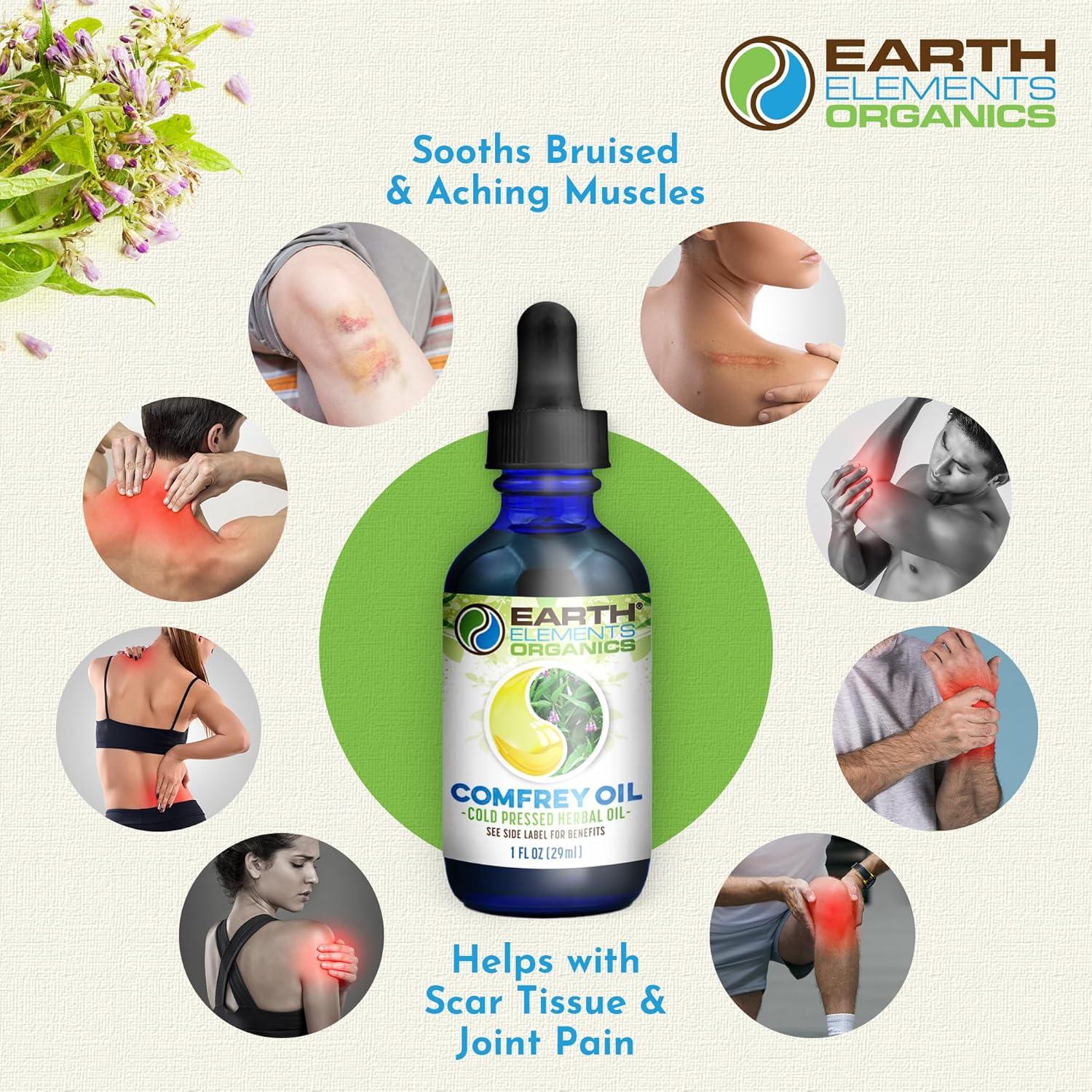 Aceite de Consuelda Orgánico 30ml Earth Elements