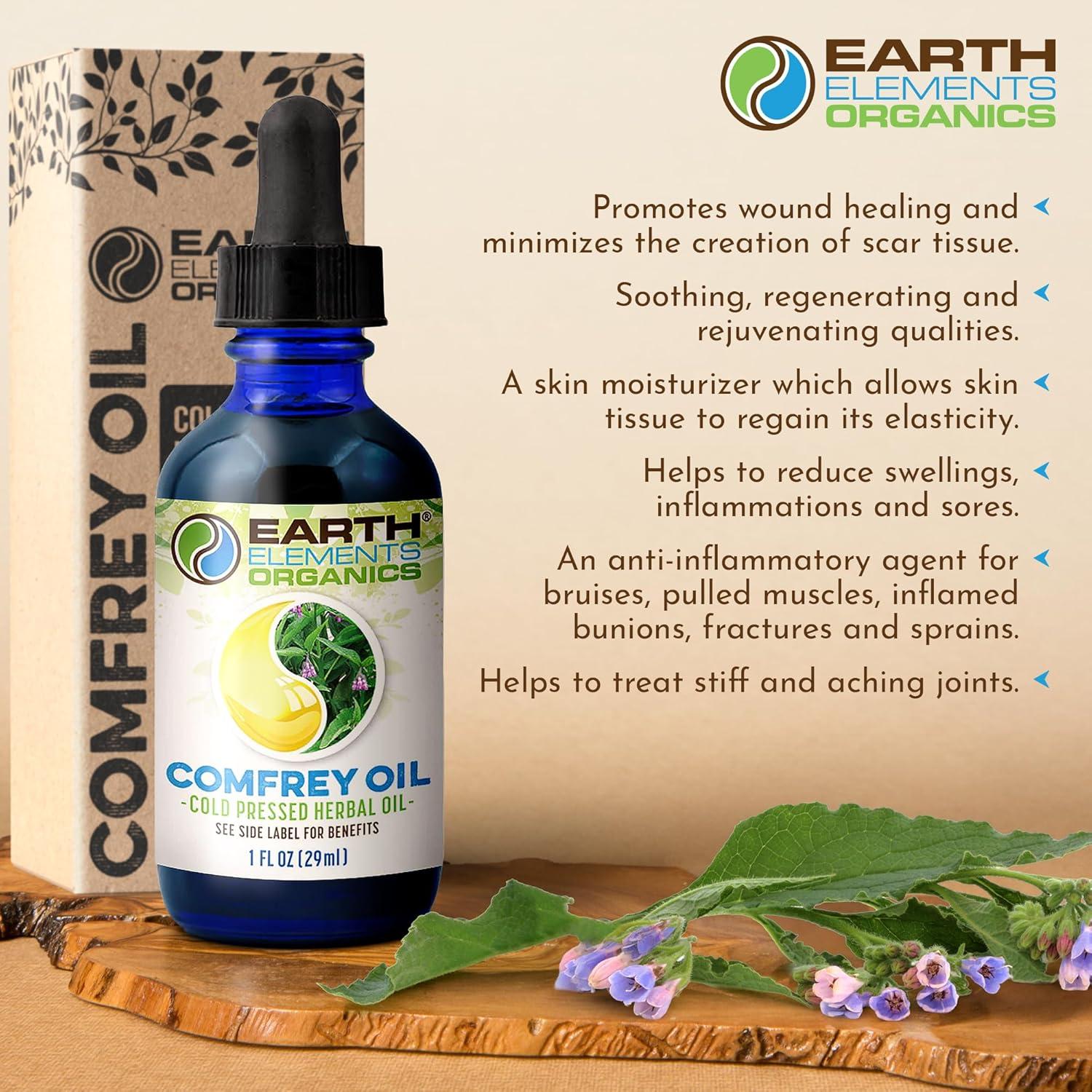 Aceite de Consuelda Orgánico 30ml Earth Elements