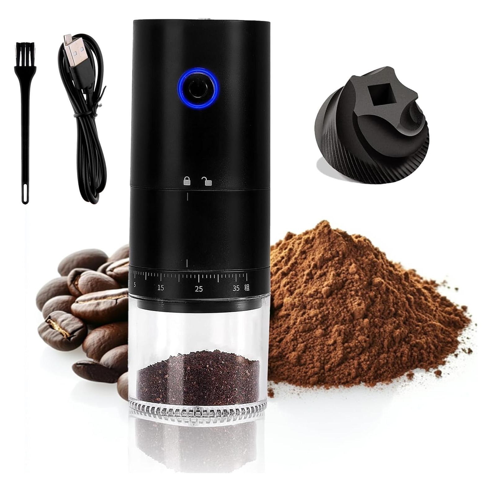 Molino de café eléctrico portátil ShunChengFa HB-995 1500mAh