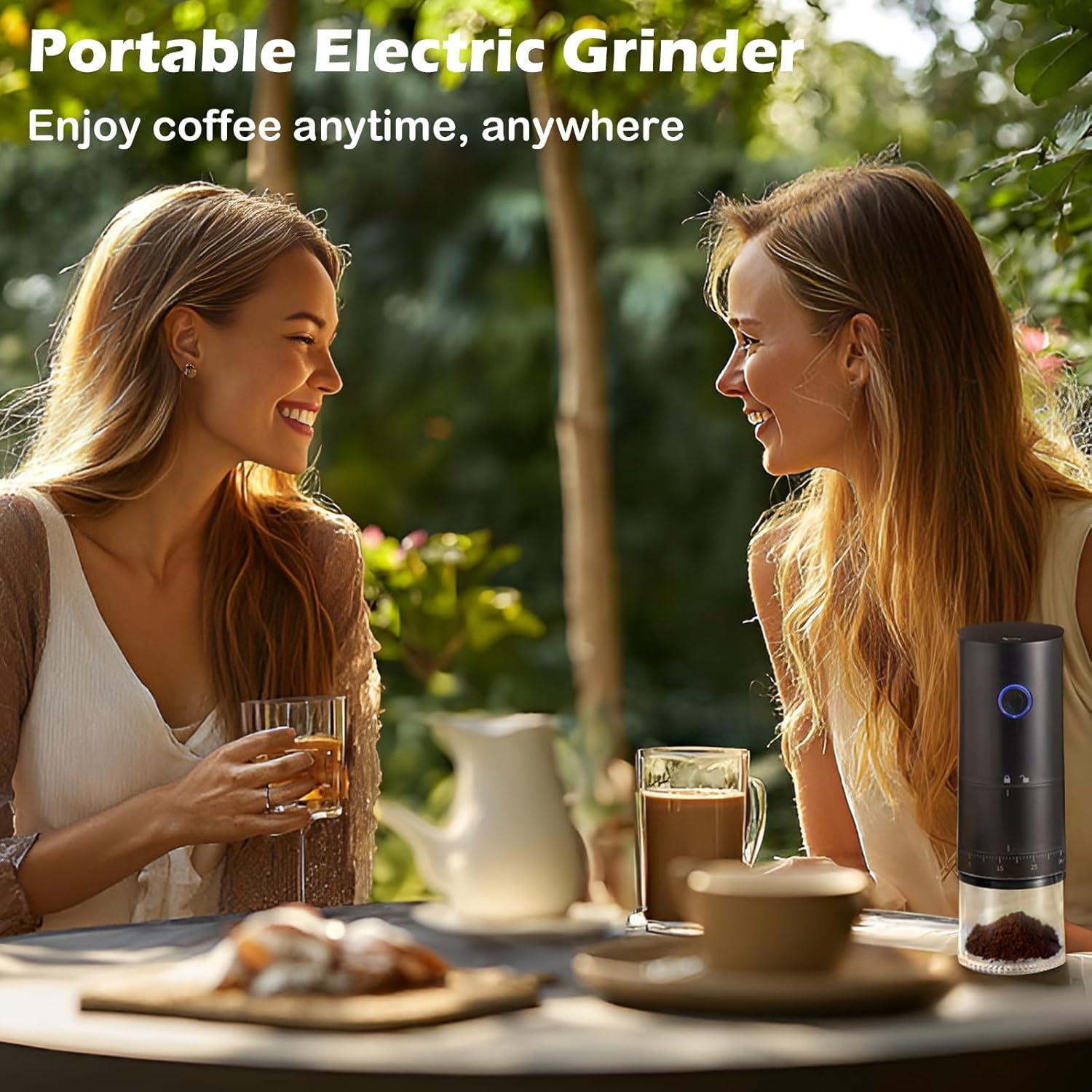Molino de café eléctrico portátil ShunChengFa HB-995 1500mAh
