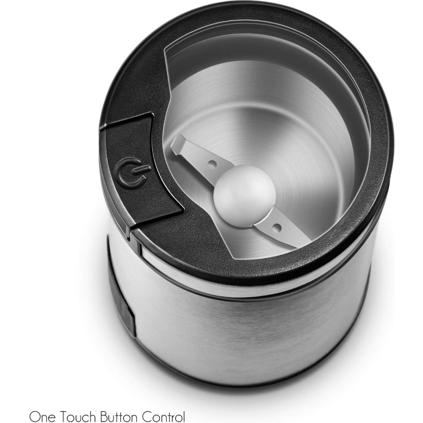 Molino de Café Eléctrico FSM - Acero Inoxidable 50g - Muele Especias