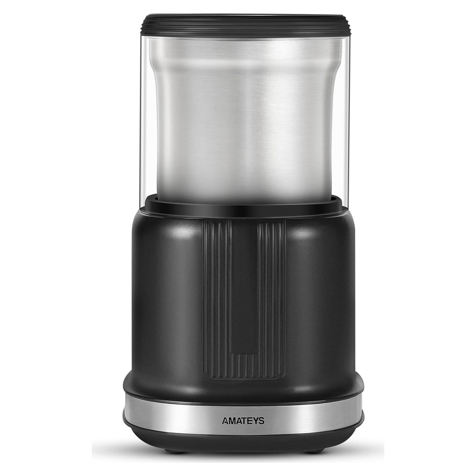 Molino de Café Eléctrico Amateys 250W Acero Inoxidable 75g