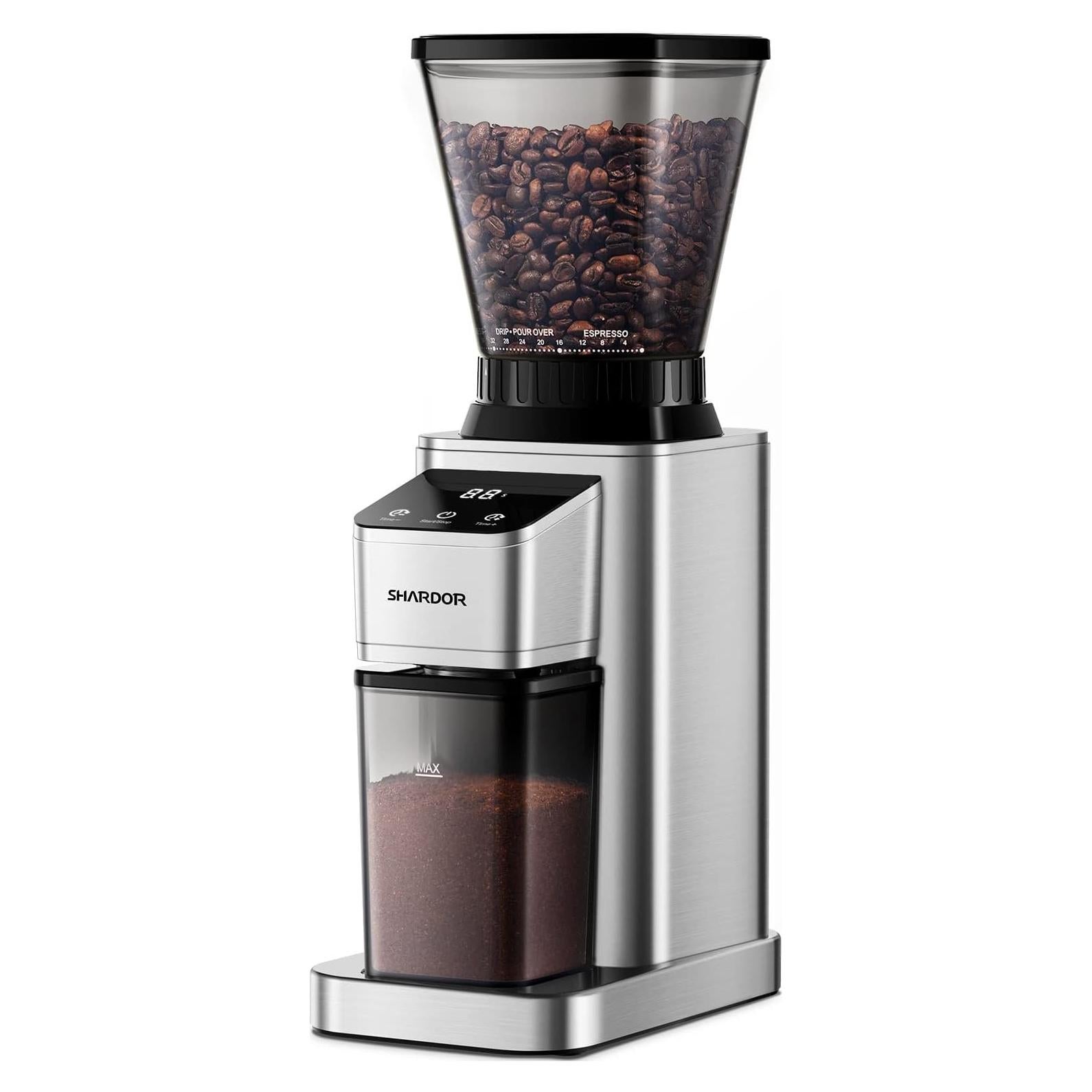 Molinillo de Café Profesional SHARDOR CG203S con 48 Ajustes