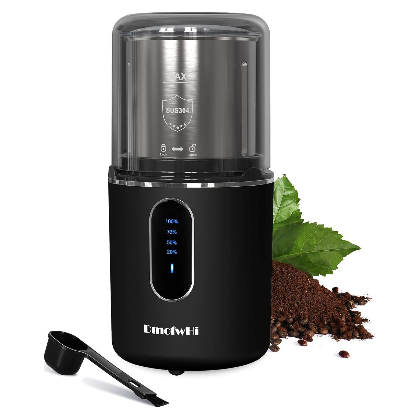 Molinillo de Café Inalámbrico DmofwHi 170ml Eléctrico Negro