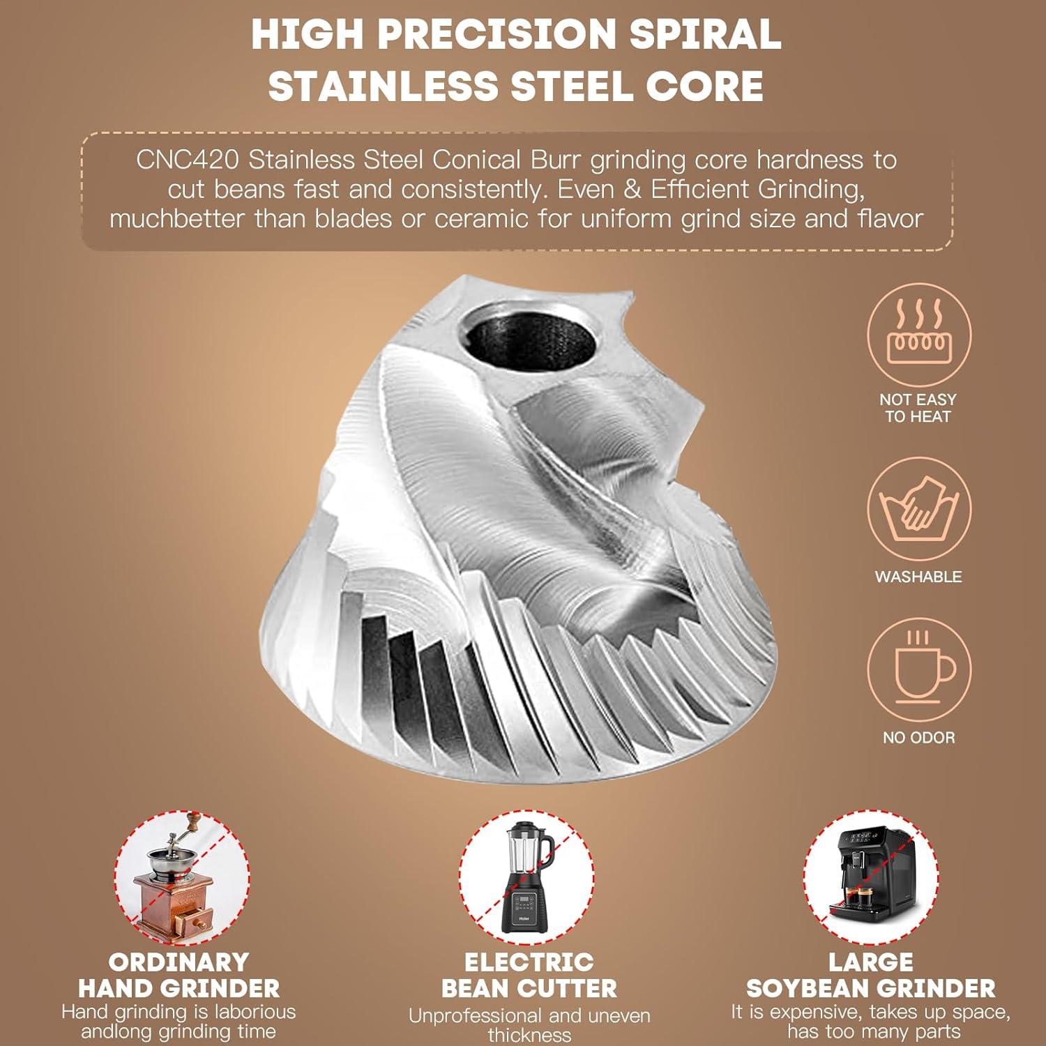 Molino de Café Eléctrico Portátil RealPero RPT-K-06 40 Niveles