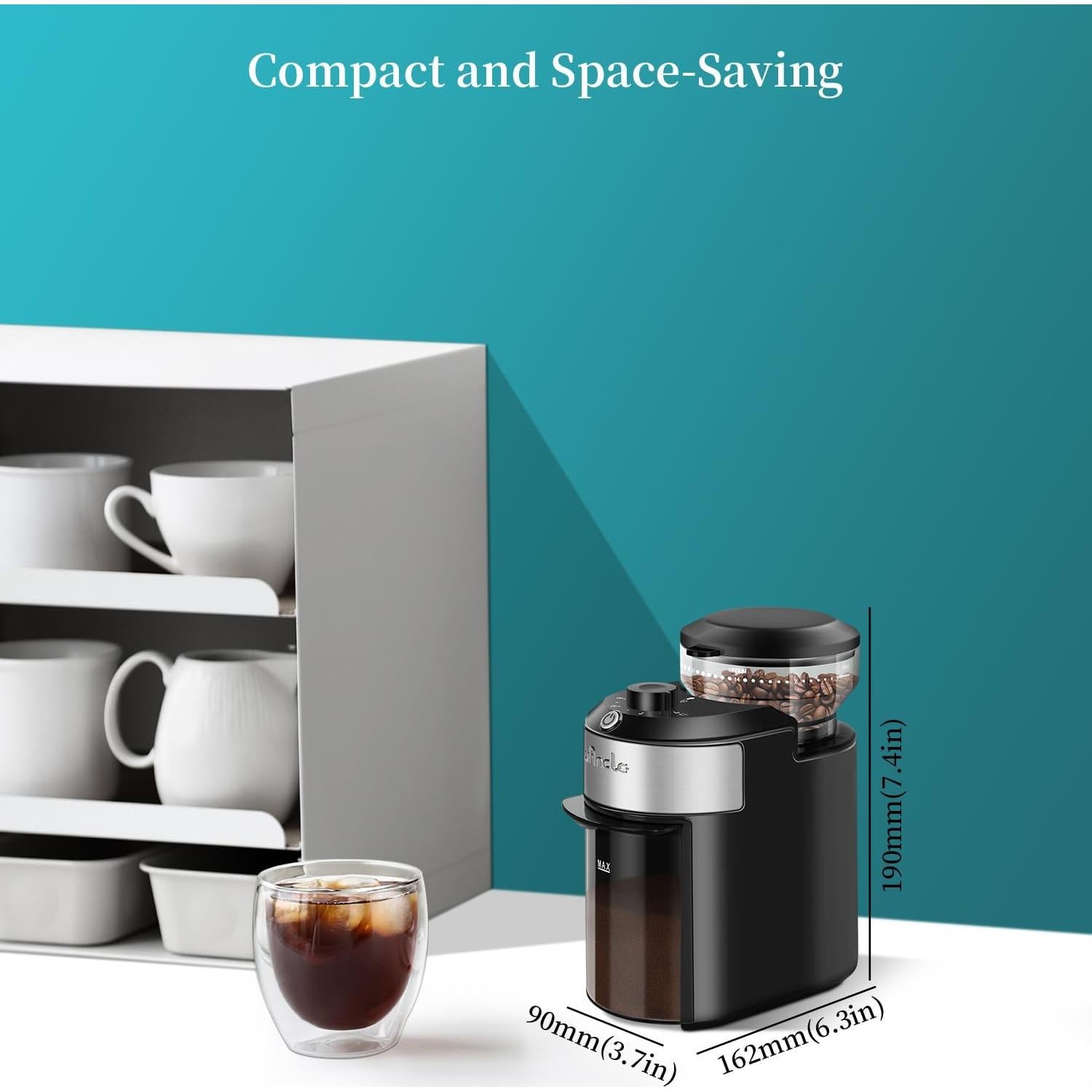 Molinillo de Café Wancle Eléctrico con 28 Configuraciones