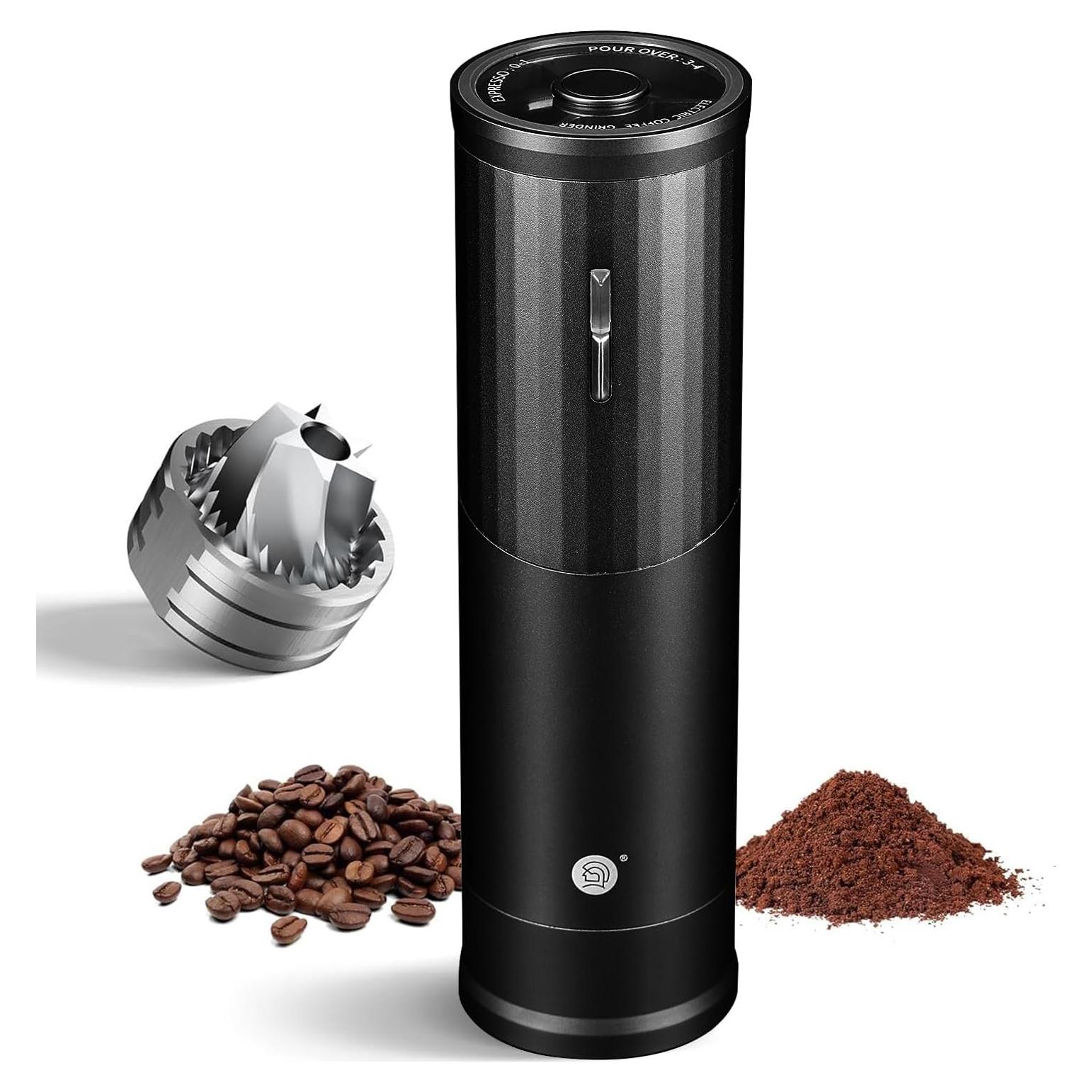 Molinillo de café eléctrico CUFEJORO 50g portátil negro