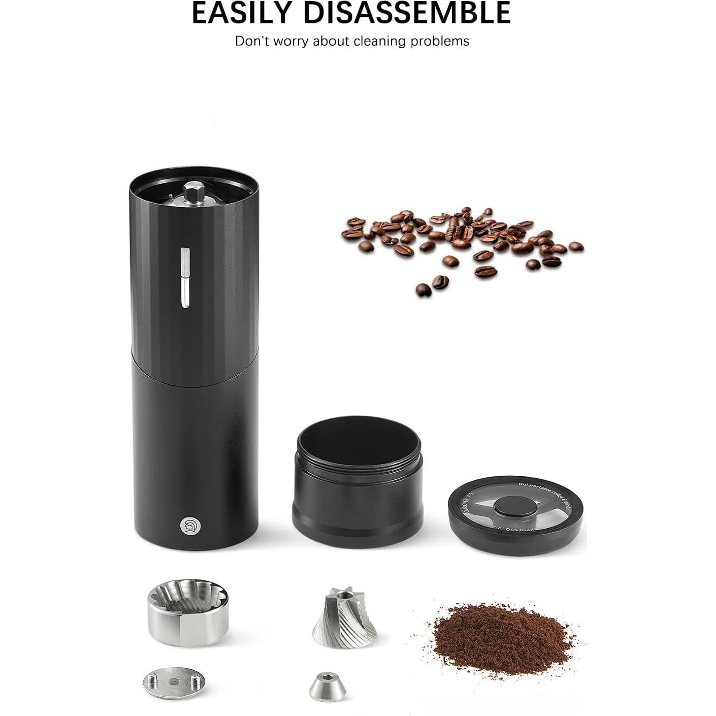 Molinillo de café eléctrico CUFEJORO 50g portátil negro