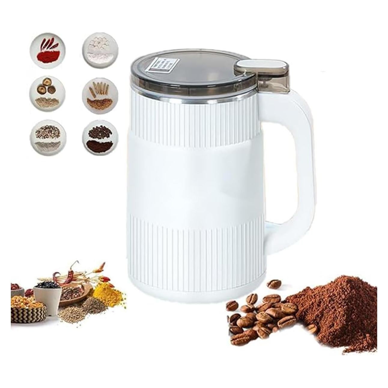 Molinillo de Café Eléctrico Nhsuzart 200W 500ml Acero Inoxidable