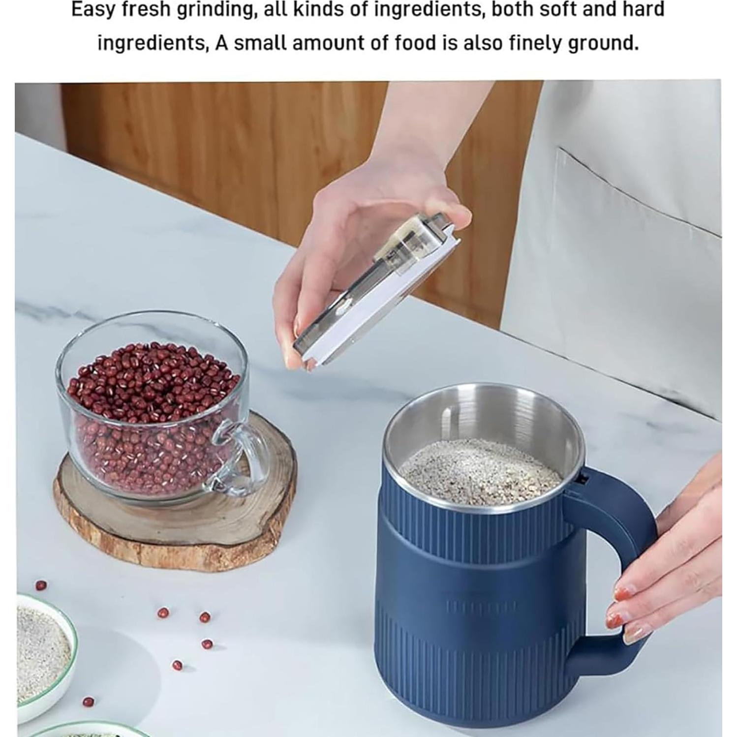 Molinillo de Café Eléctrico Nhsuzart 200W 500ml Acero Inoxidable