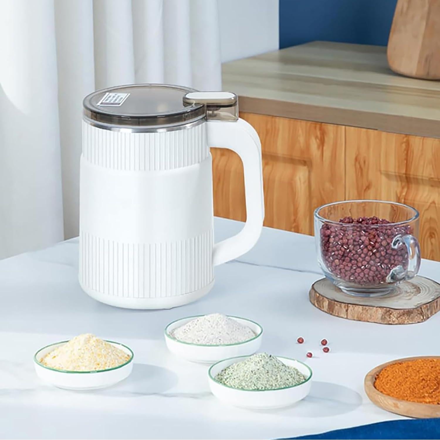 Molinillo de Café Eléctrico Nhsuzart 200W 500ml Acero Inoxidable