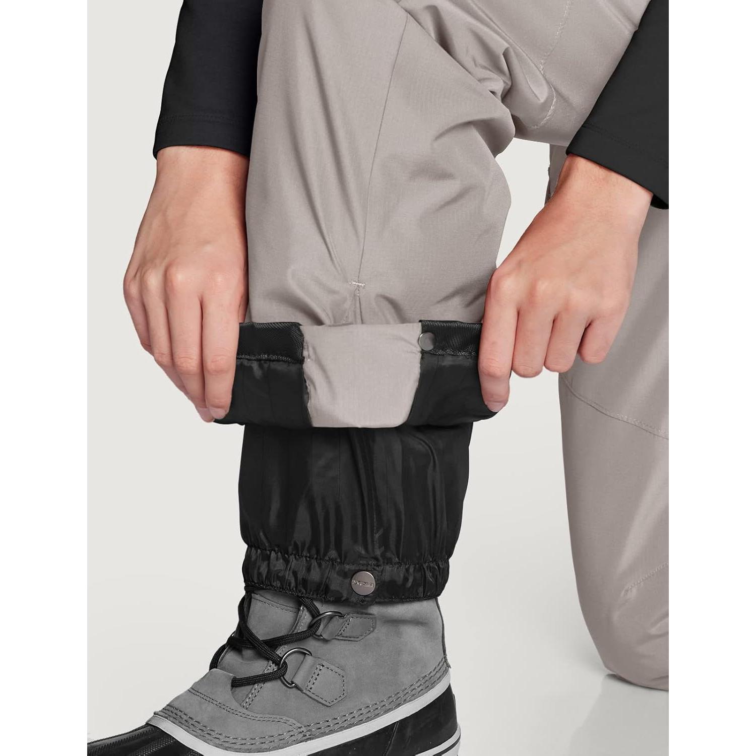 Pantalones de Nieve TSLA para Mujeres Medianos Beige