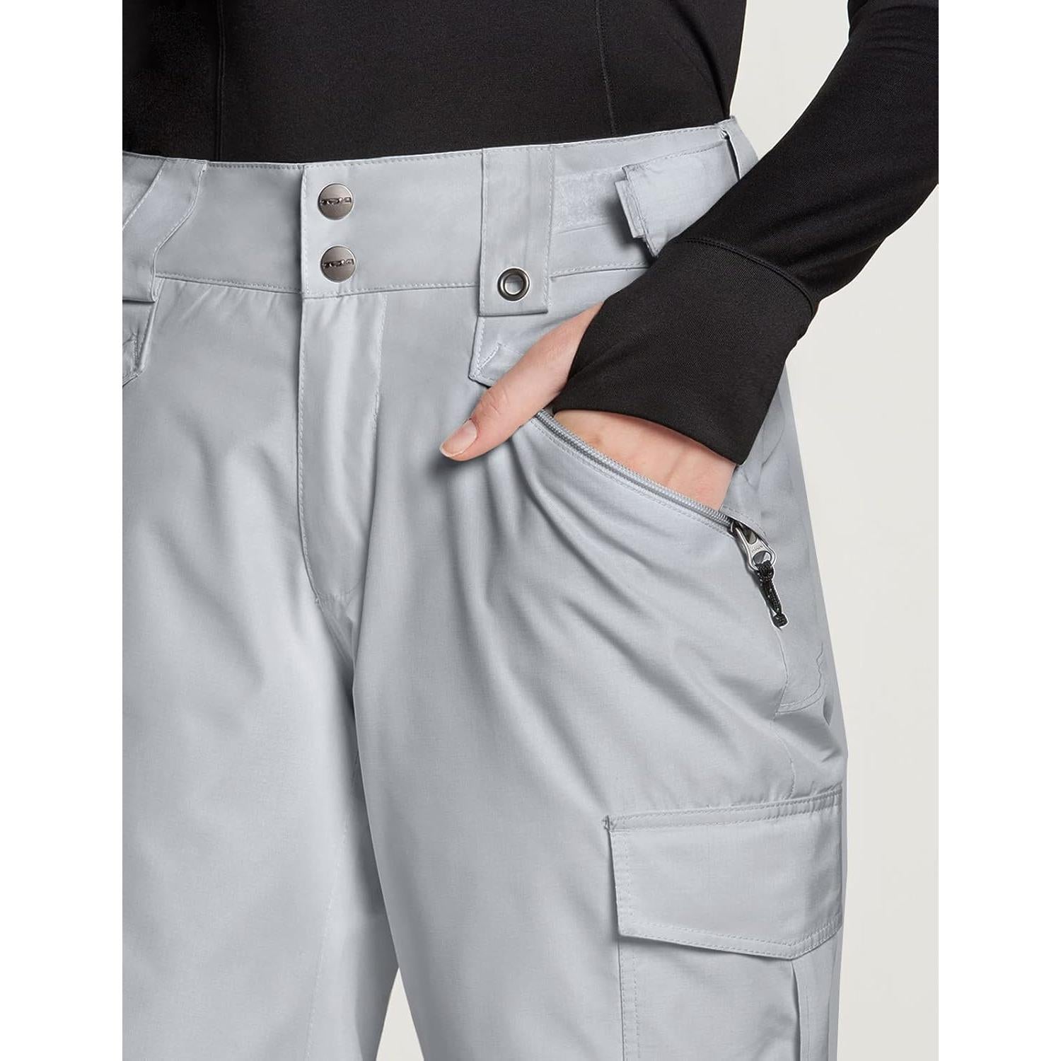 Pantalones de Nieve TSLA para Mujeres Aislados Impermeables