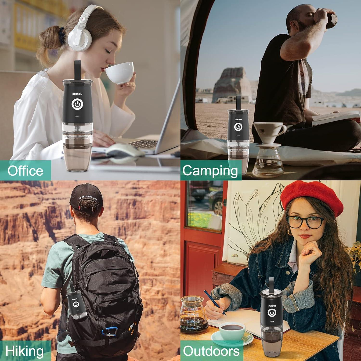 Molinillo de Café Eléctrico y Manual 2-en-1 Burr KF-YM-01