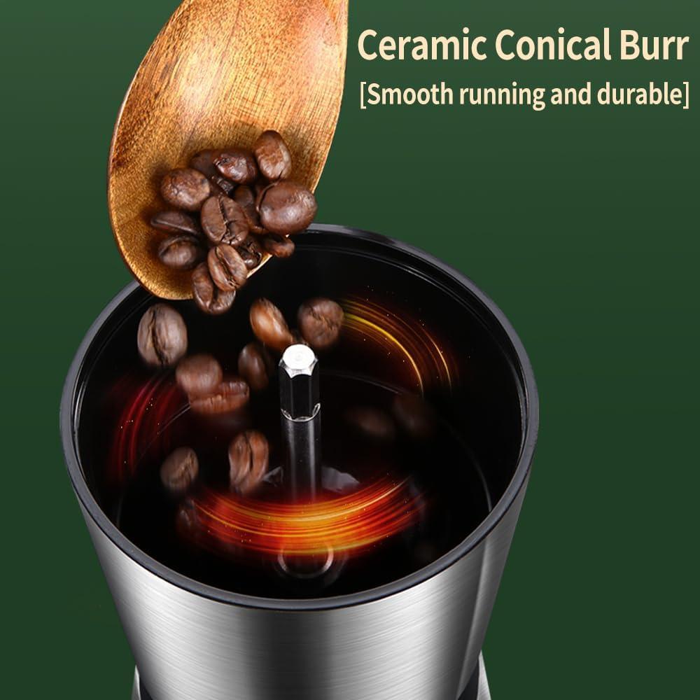 Molino de Café Manual BOMANSI BOMS - 8 Ajustes, 80g