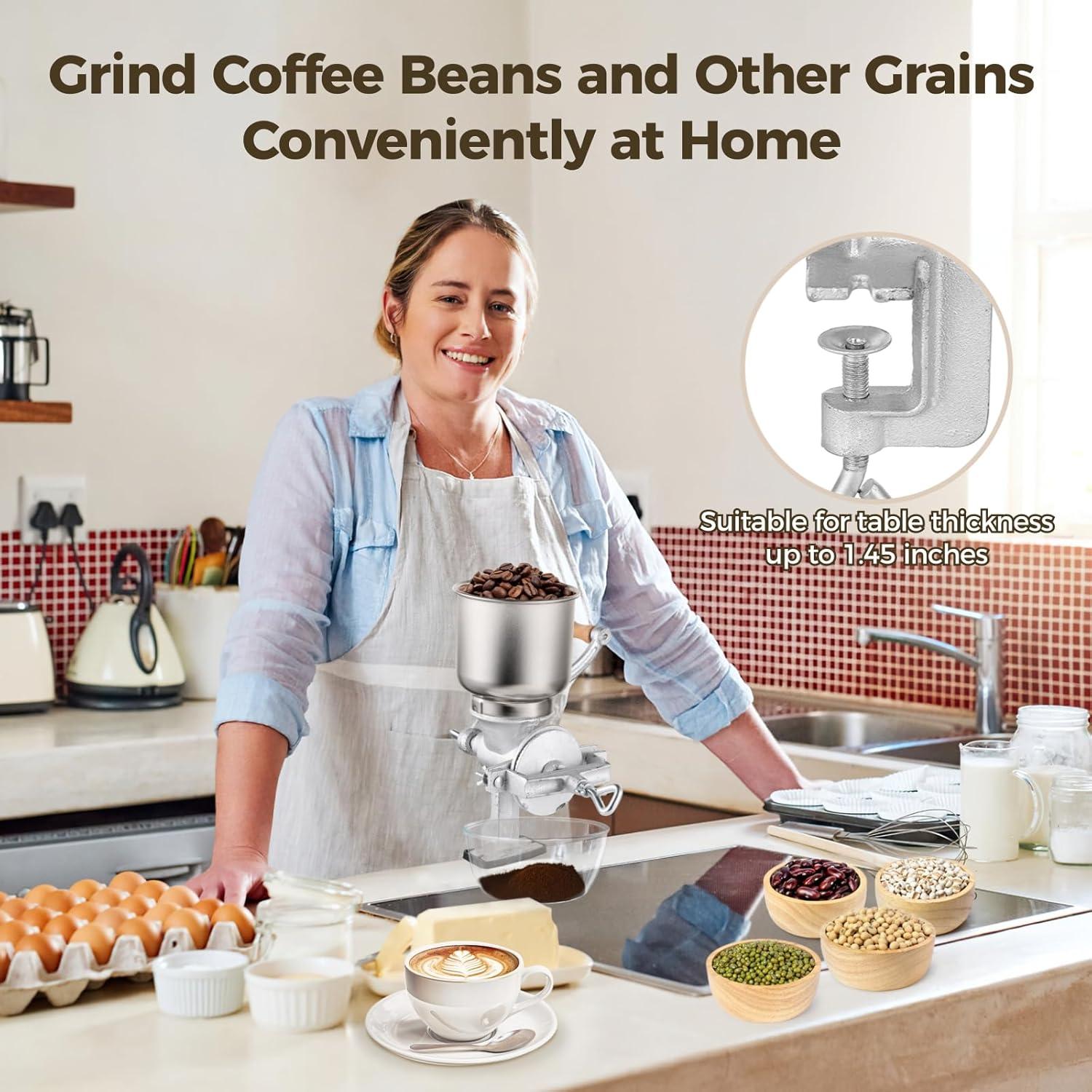 Molino de Grano Manual TIMCORR de Hierro Fundido 3.5 kg