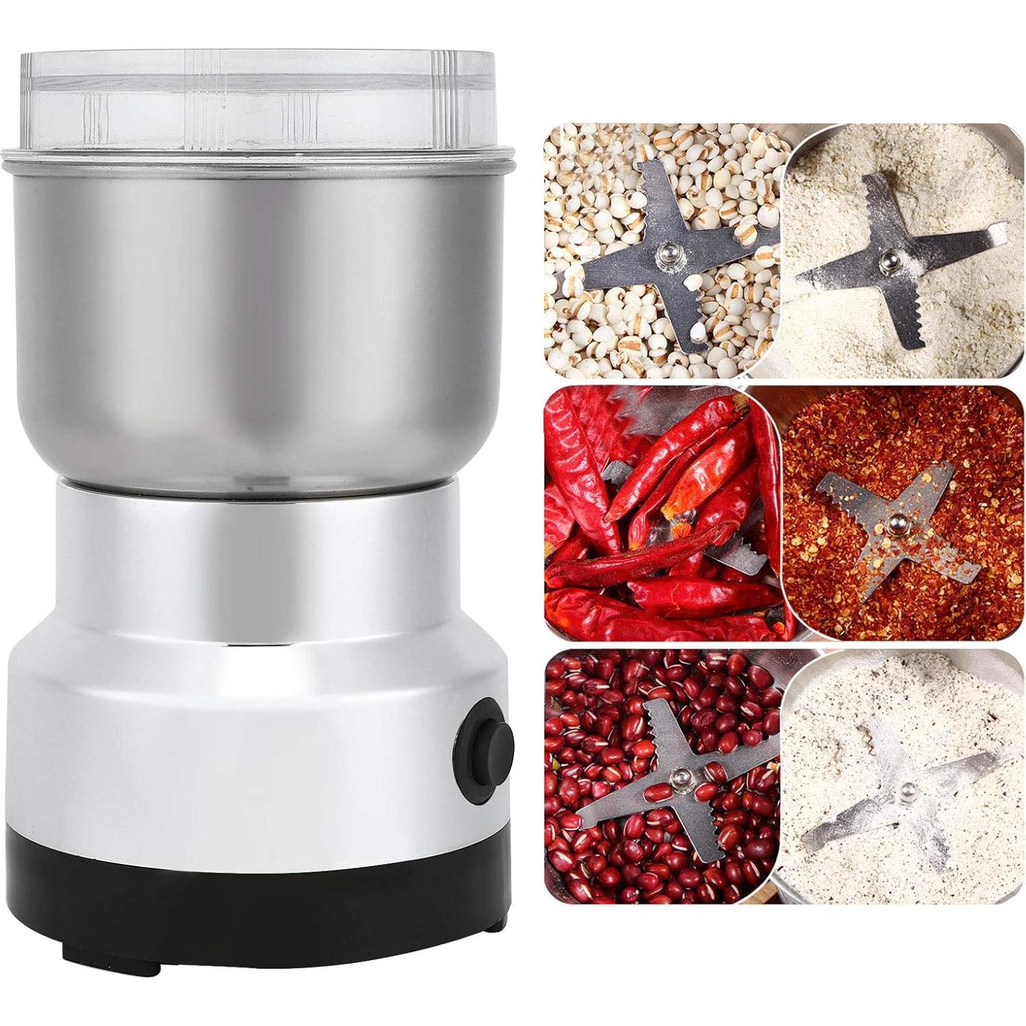 Molino Eléctrico Multifuncional Acero Inoxidable 100-200W