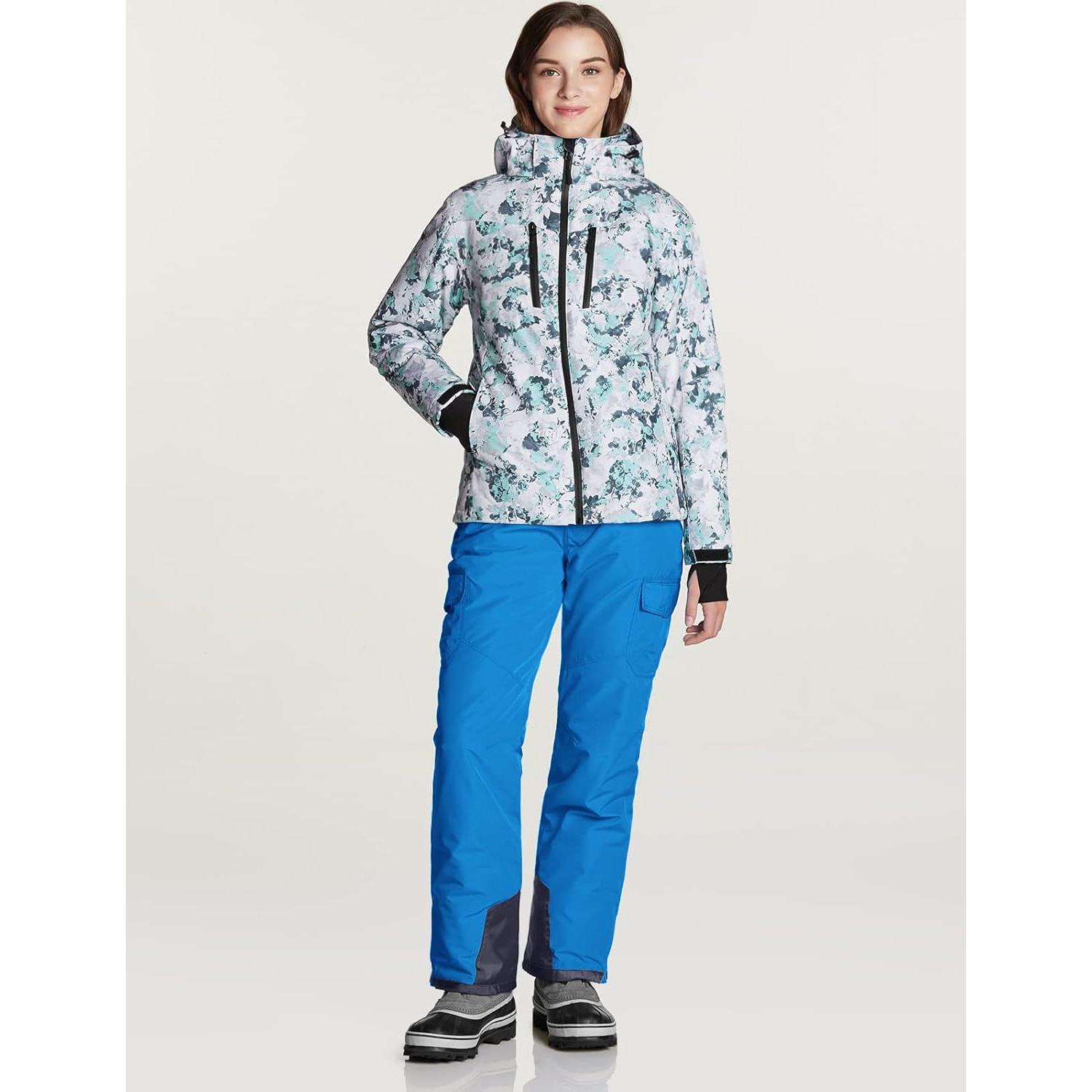 Pantalones de Nieve TSLA para Mujeres Aislados Impermeables