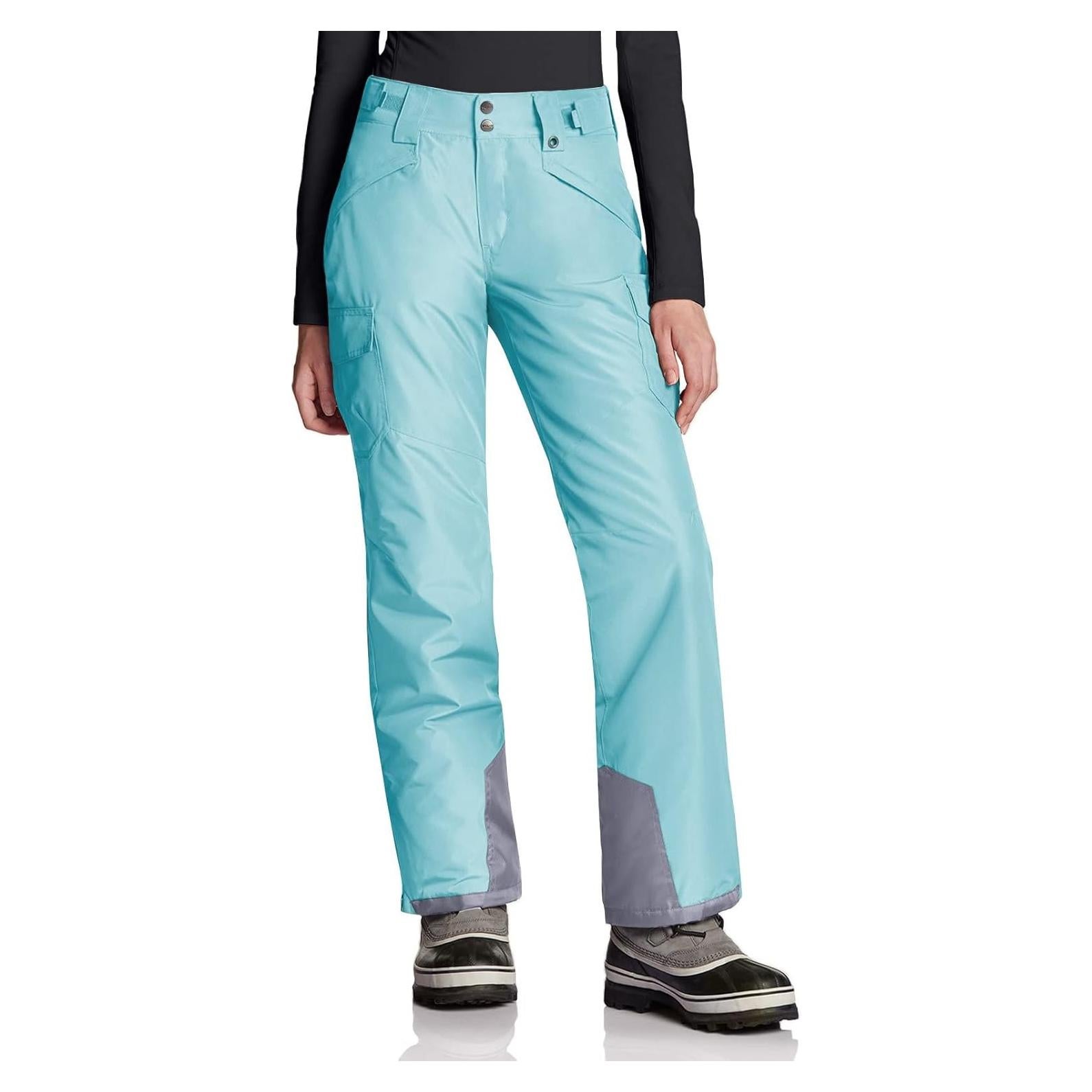 Pantalones de Nieve TSLA para Mujeres Medianos Impermeables