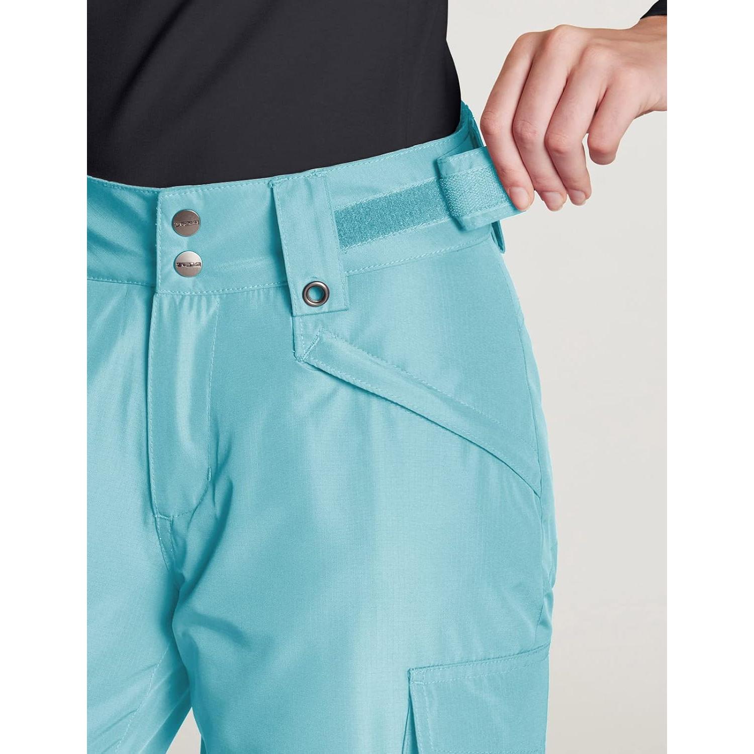 Pantalones de Nieve TSLA para Mujeres Medianos Impermeables