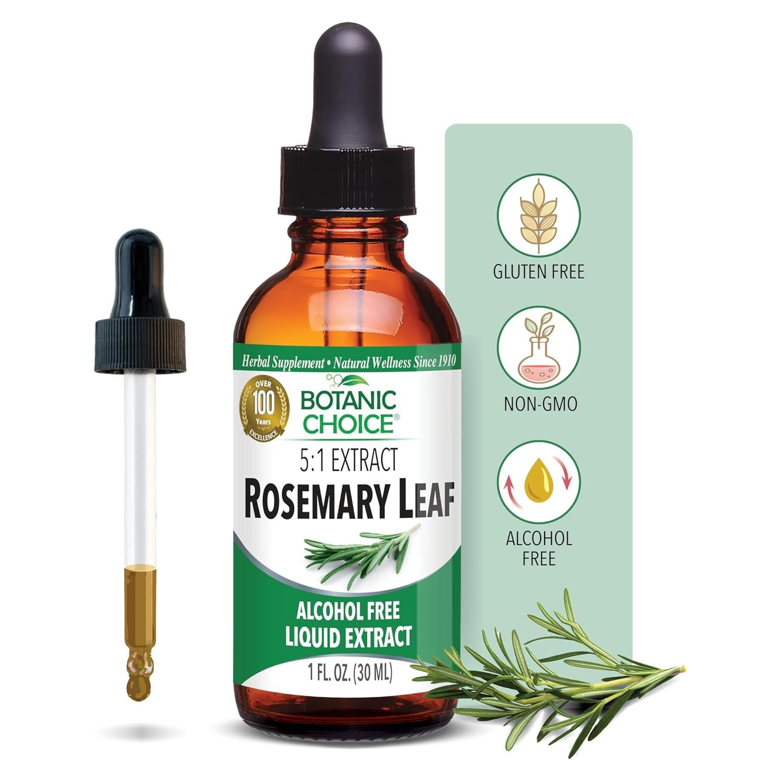 Extracto Líquido de Hoja de Romero Botanic Choice 29.57 ml