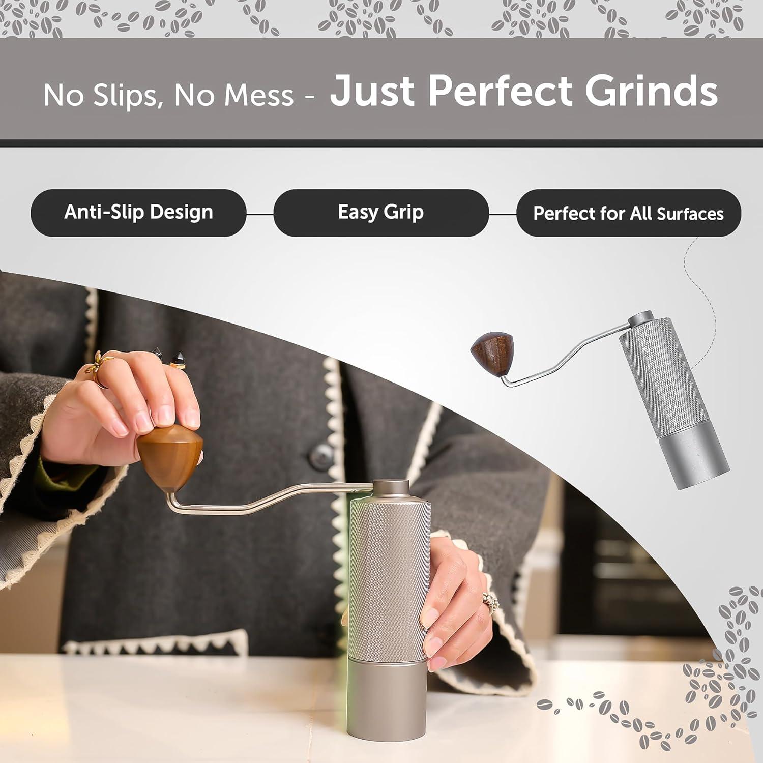 Molino de Café Manual Dropereum 25g Ajustable Acero Inoxidable