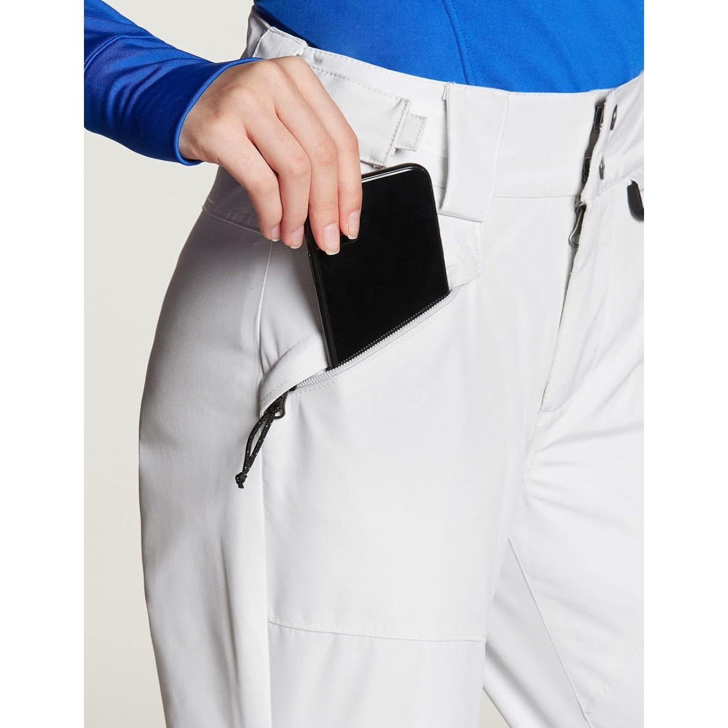 Pantalones de Nieve TSLA para Mujeres X-Large Impermeables