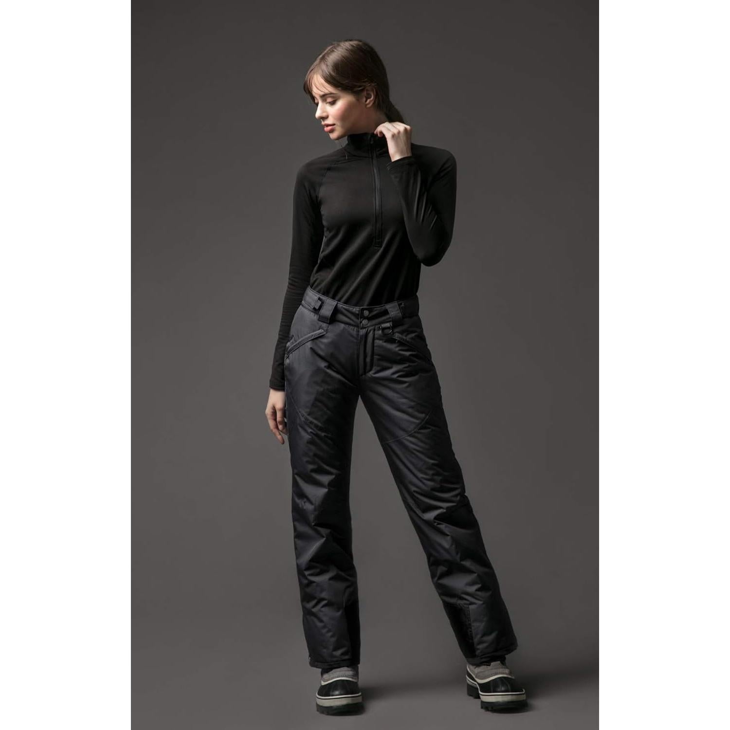 Pantalones de Nieve TSLA para Mujeres Aislados Impermeables