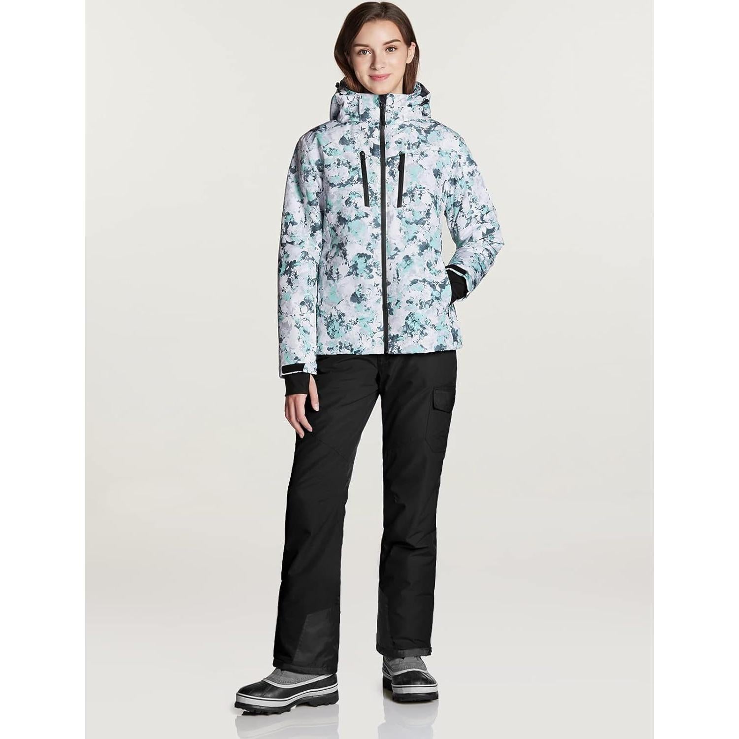 Pantalones de Nieve TSLA para Mujeres X-Large Impermeables