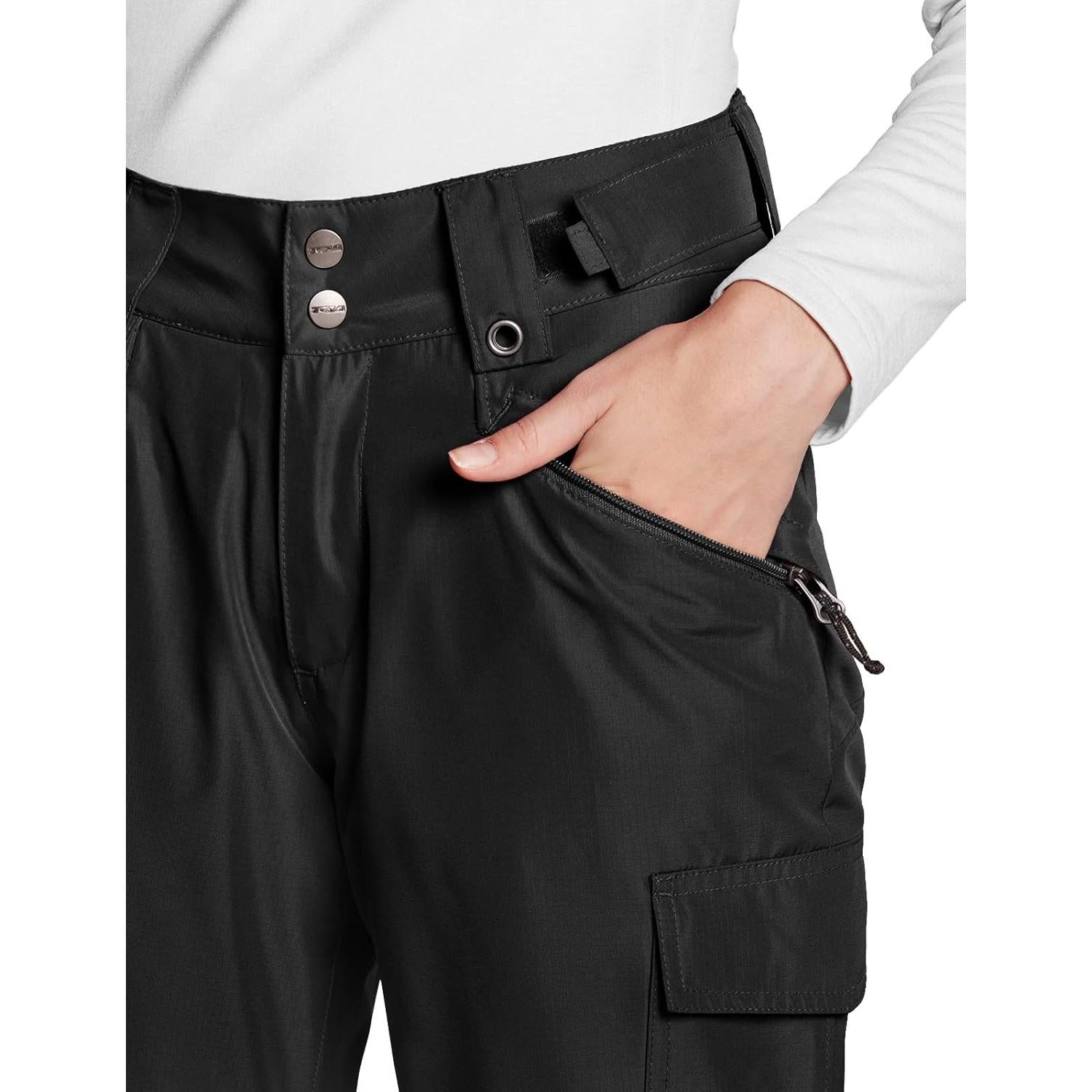Pantalones de Nieve TSLA para Mujeres X-Large Impermeables