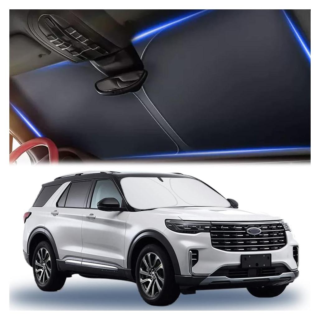 Parasol de Parabrisas Aokdom Universal 145x80 cm Negro