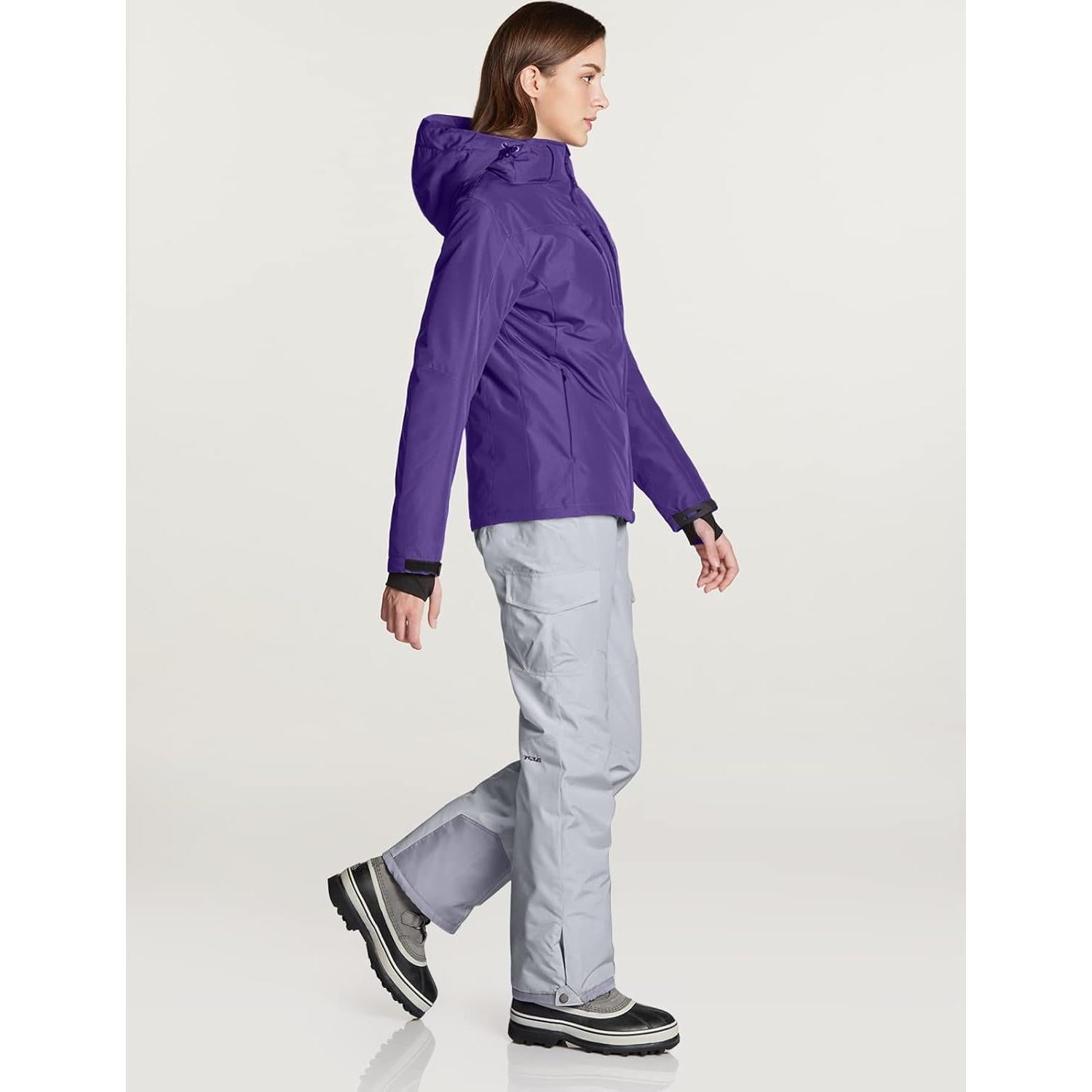 Pantalones de Nieve TSLA para Mujeres X-Large Impermeables