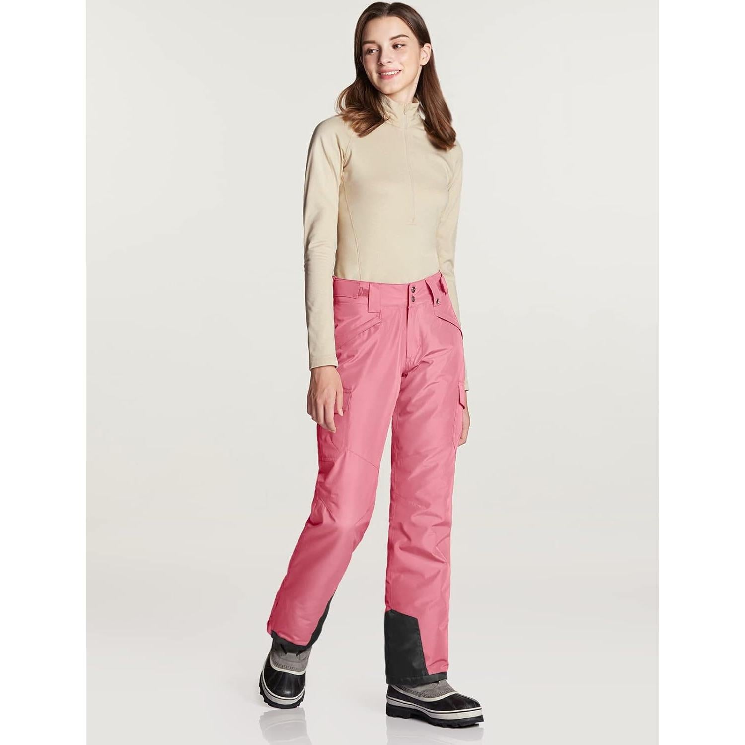 Pantalones de Nieve TSLA para Mujeres Aislados Impermeables