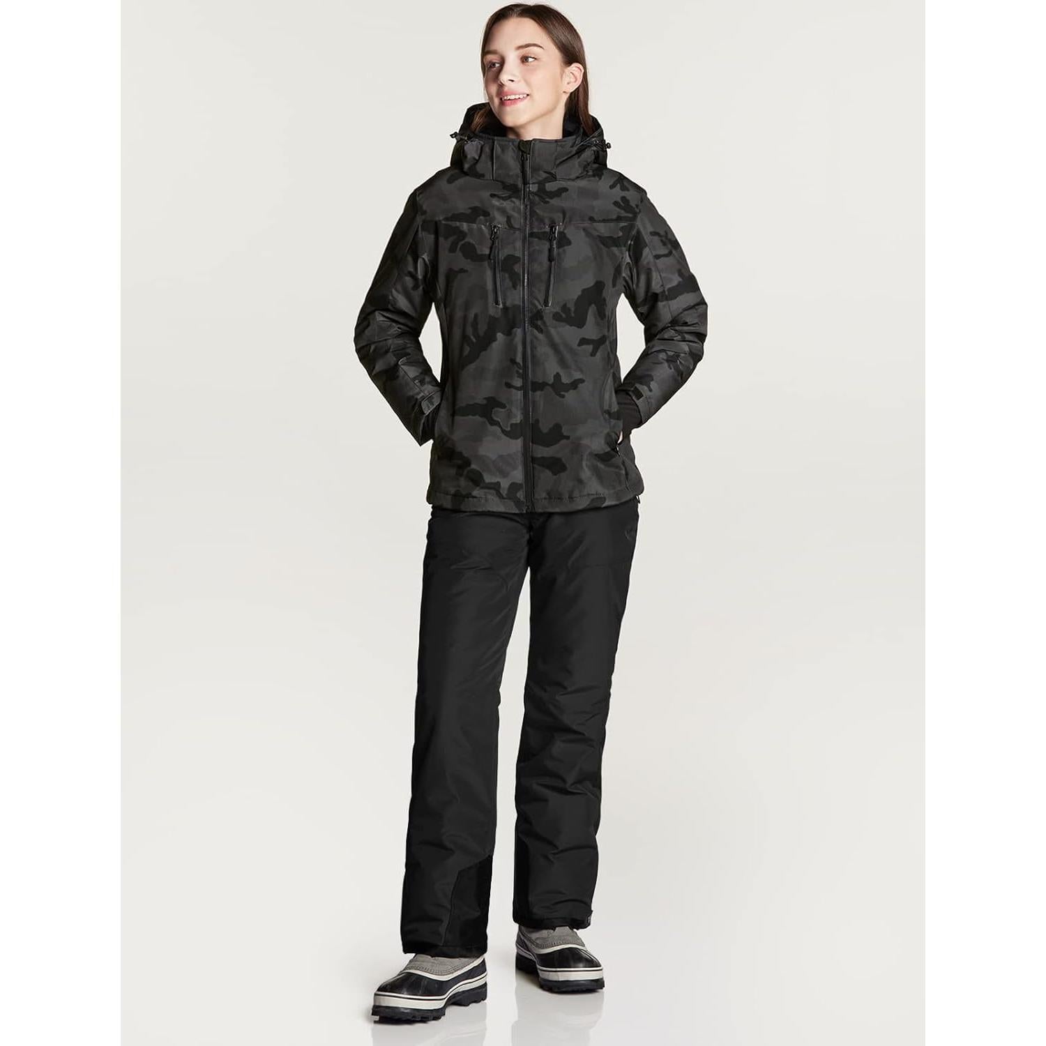 Pantalones de Nieve TSLA para Mujeres Aislados Impermeables