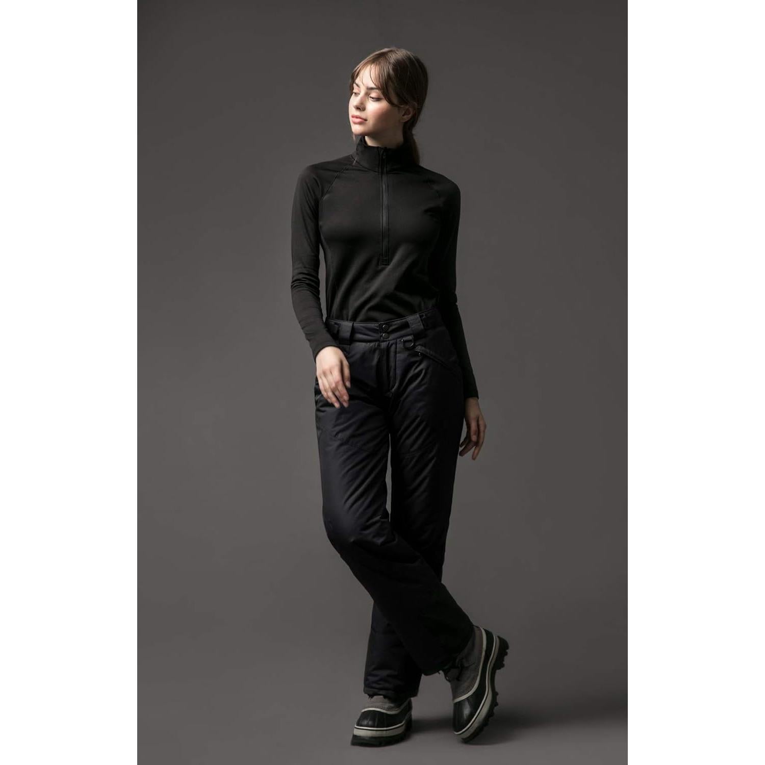 Pantalones de Nieve TSLA para Mujeres Aislados Impermeables