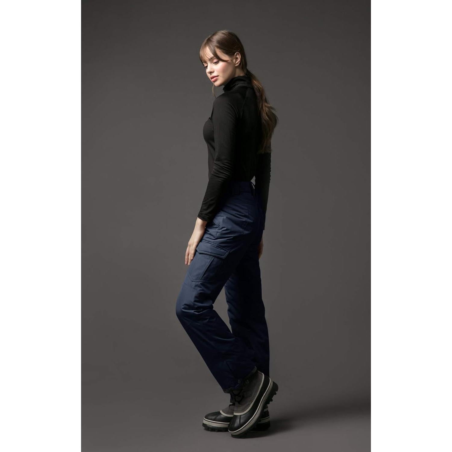 Pantalones de Nieve TSLA para Mujeres X-Large Impermeables