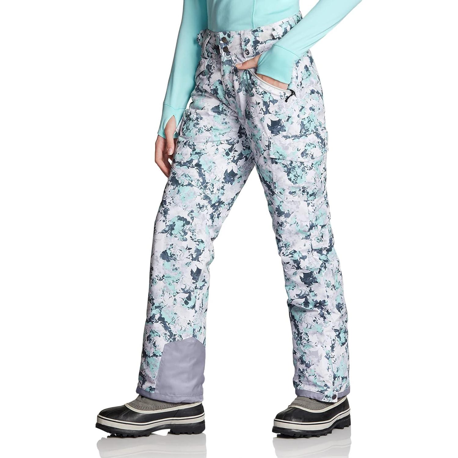 Pantalones de Nieve TSLA para Mujeres Aislados Impermeables