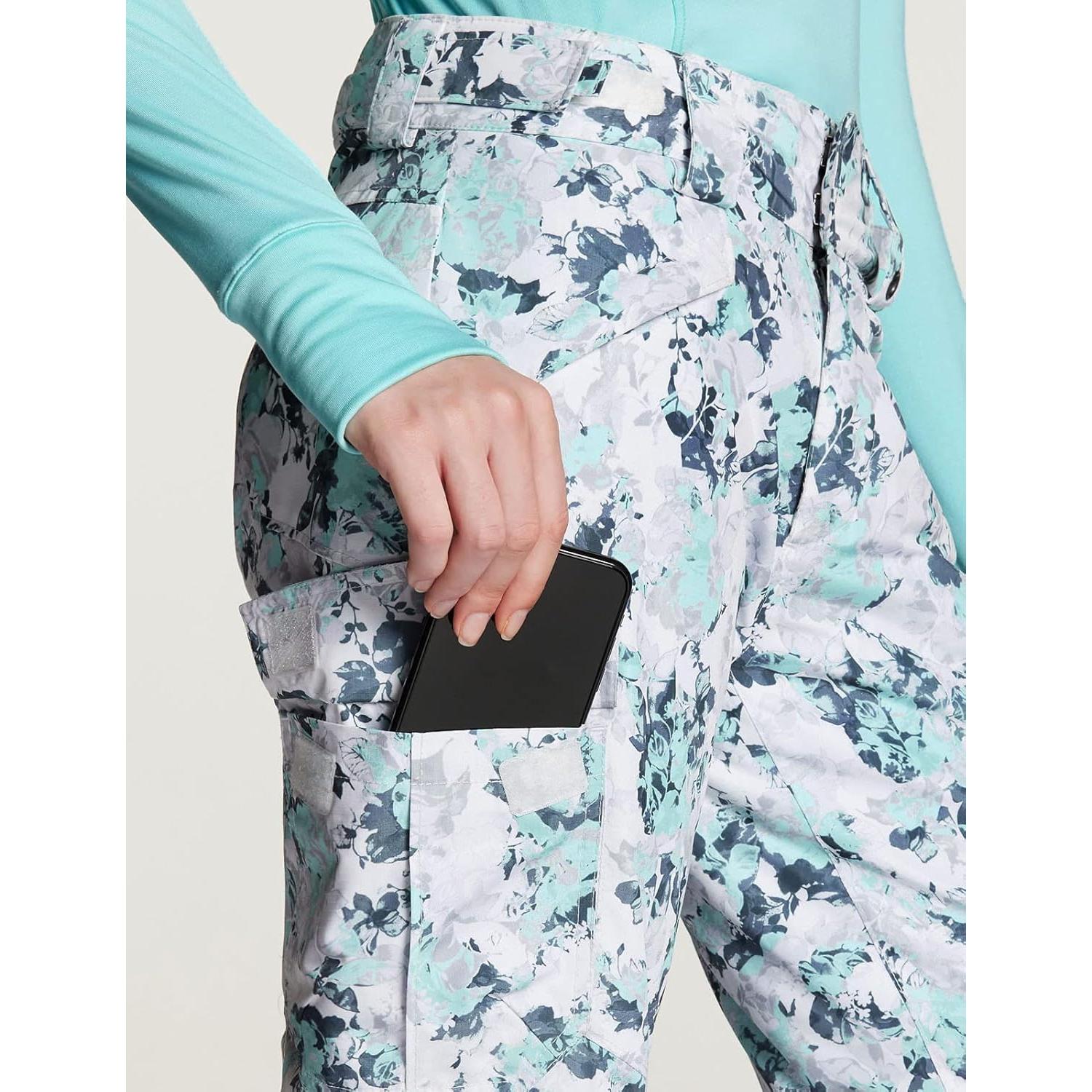 Pantalones de Nieve TSLA para Mujeres Aislados Impermeables